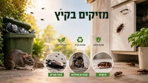 מזיקים בקיץ